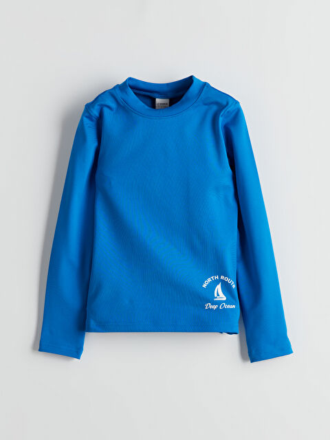 LCW Kids Hızlı Kuruyan UV Korumalı Erkek Çocuk Yüzme Giyim Üst - S5HN99Z4-H9U