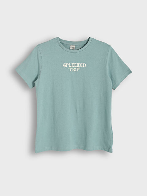 LCW Kids Crew Neck Printed Boys' T-Shirt - S5HP93Z4-FKE