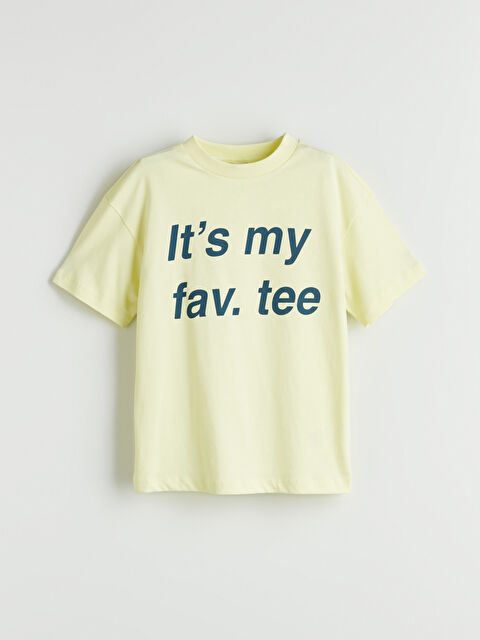 LCW Kids Crew Neck Boys' T-Shirt - S5HQ01Z4-FTN