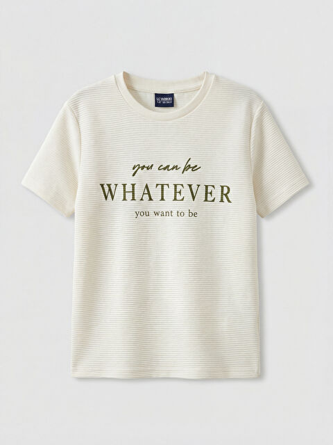 LCW Kids Crew Neck Boys' T-Shirt - S5HQ07Z4-R9J