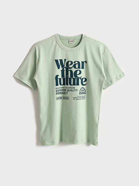 LCW Kids Crew Neck Printed Boys' T-Shirt - S5HQ25Z4-G3H