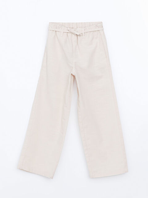 LCW ECO Elasticated Waist Girls' Trousers - S5HR09Z4-YJC