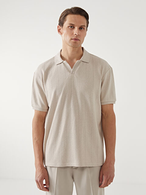 LCW Vision Polo Yaka Düz Erkek Tişört - S5HR34Z8-HZZ