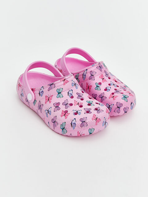 LCW STEPS Printed Girls' Beach Sandals - S5HR38Z4-LT4