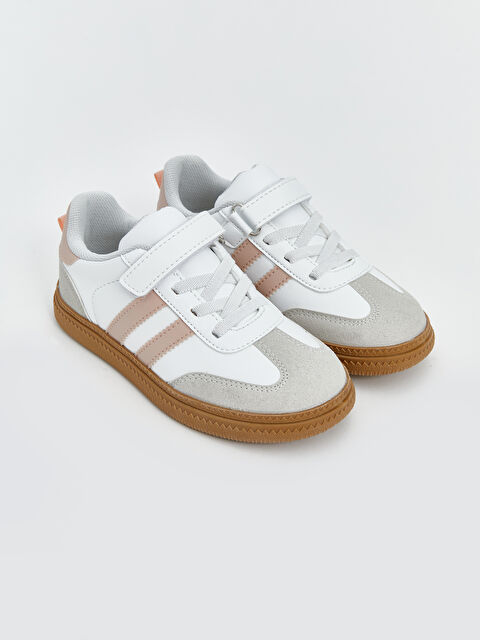 LCW STEPS Lace-Up and Hook-and-Loop Girls' Sneakers - S5HR41Z4-FDU