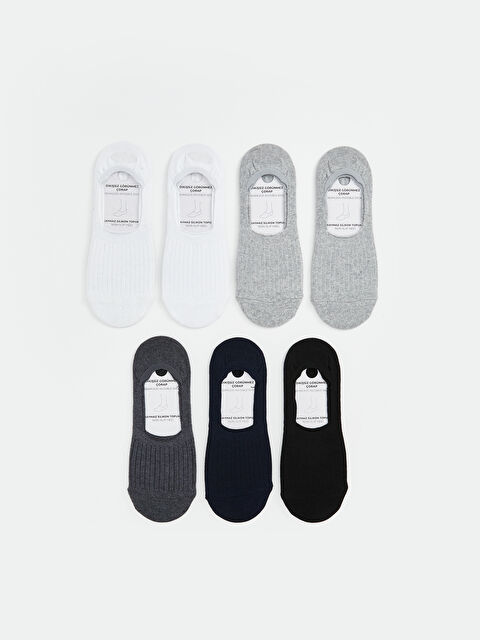 LCW ACCESSORIES Düz Erkek Babet Çorap 7'li - S5HR70Z8-K00