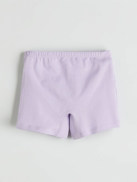 LCW Kids Beli Lastikli Baskılı Kız Çocuk Boxer - S5HT06Z1-G0W