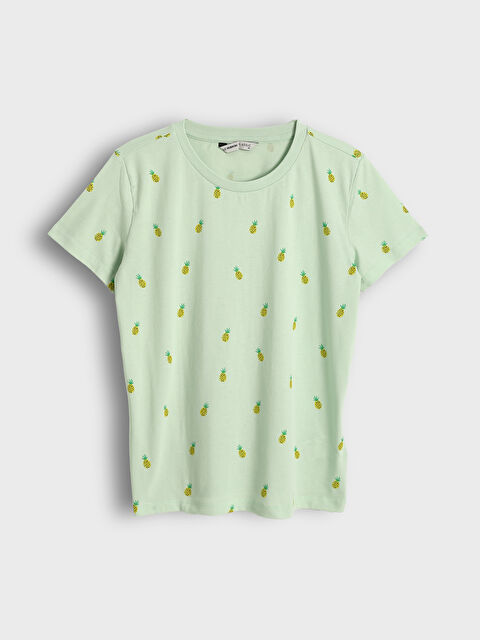 LCWAIKIKI Classic Crew Neck Printed Women's T-Shirt - S5HT14Z8-FXS