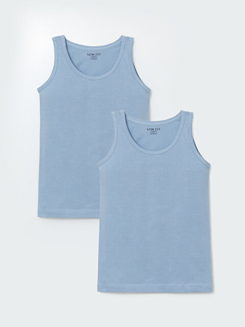 LCW ECO Crew Neck Boys' Vest 2 Pack - S5HU47Z4-QYC