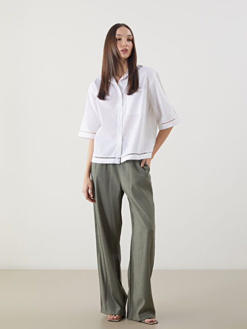 LCW Vision Beli Lastikli Kadın Pantolon - S5HV40Z8-Z3B