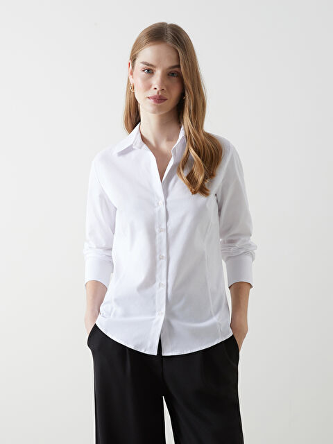 LCW Vision Poplin Kadın Gömlek - S5HV48Z8-Q6K