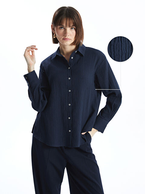 LCW Vision Dokulu Kadın Gömlek - S5HV58Z8-VV9