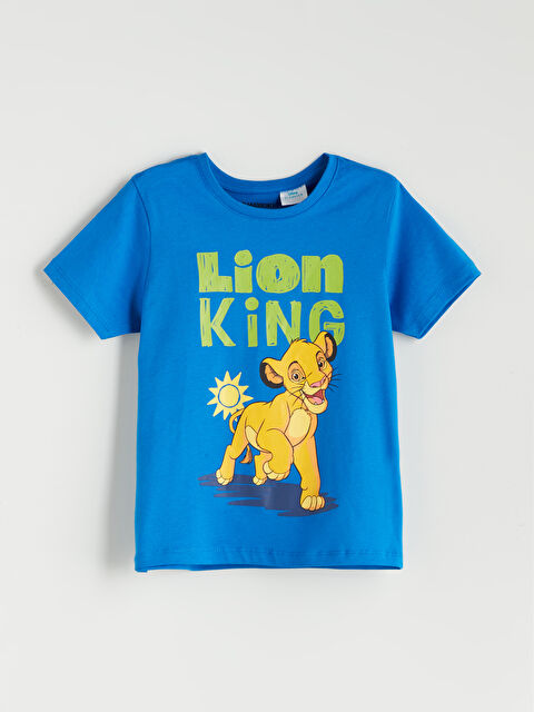 LCW Kids Aslan Kral Baskılı Erkek Çocuk Pijama Üst - S5I118Z1-JUF