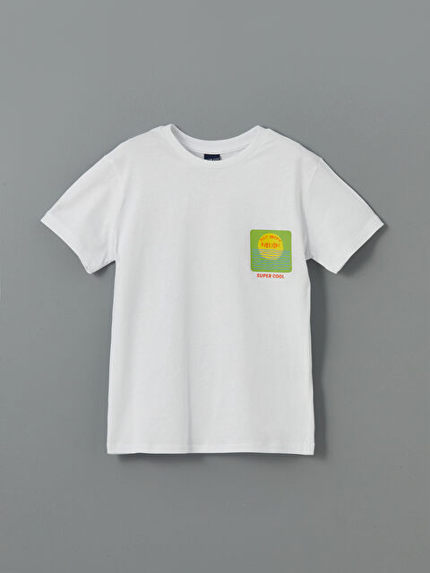 LCW ECO Bisiklet Yaka Erkek Çocuk Tişört - S5I148Z4-J5E