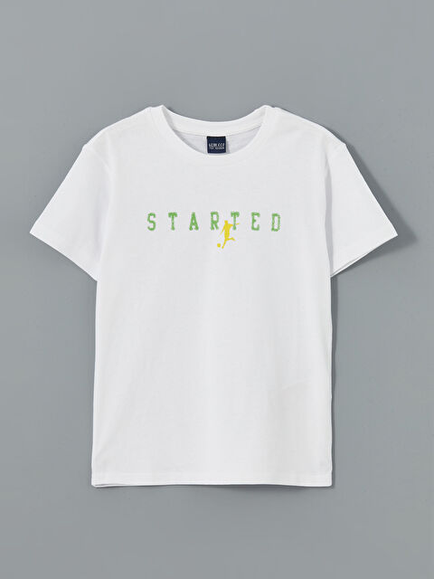 LCW ECO Bisiklet Yaka Erkek Çocuk Tişört - S5I187Z4-J5E