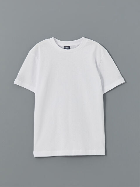 LCW ECO Bisiklet Yaka Erkek Çocuk Tişört - S5I226Z4-J5E