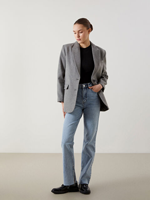 LCW Modest Straight Fit Kadın Jean Pantolon - S5I469Z8-V2T