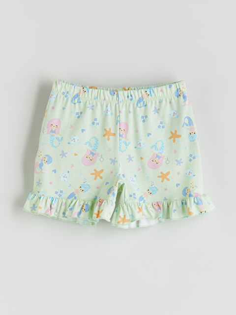 LCW Kids Beli Lastikli Baskılı Kız Çocuk Pijama Alt - S5I660Z1-FQU