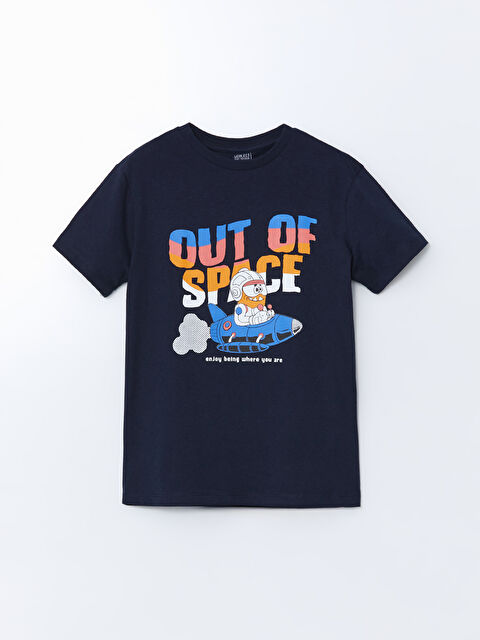 LCW ECO Majica za dečake sa okruglim izrezom