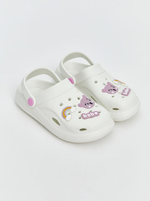 LCW STEPS Baskılı Kız Çocuk Plaj Sandaleti - S5I726Z4-J5E