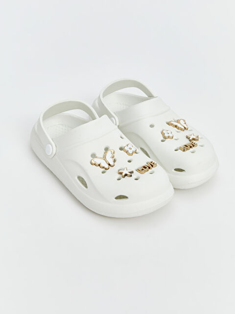 LCW STEPS Baskılı Kız Çocuk Plaj Sandaleti - S5I742Z4-J5E