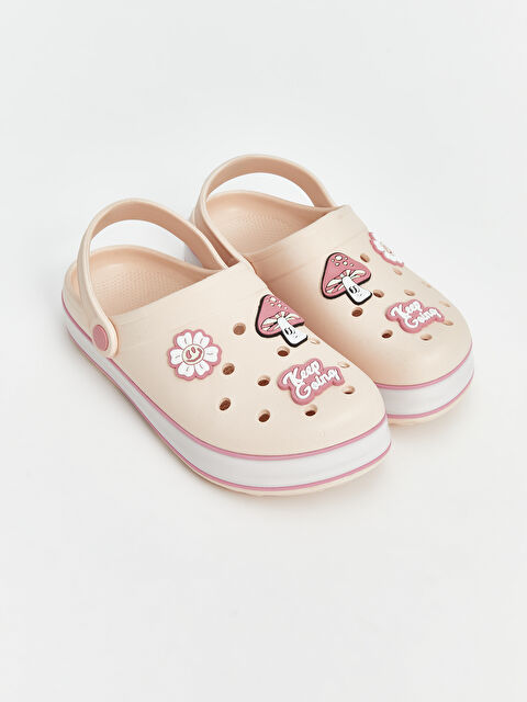 LCW STEPS Baskılı Kız Çocuk Plaj Sandaleti - S5I758Z4-T43