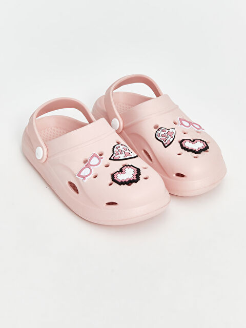 LCW STEPS Baskılı Kız Çocuk Plaj Sandaleti - S5I774Z4-EL5