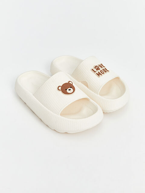 LCW STEPS 3D Detaylı Baskılı Kız Çocuk Terlik - S5I799Z4-CR8