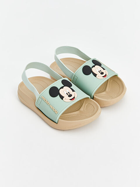 LCW STEPS Mickey Mouse Baskılı Erkek Bebek Sandalet - S5IA22Z1-GMG