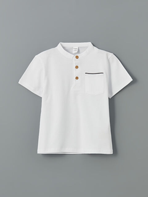 LCW Kids Hakim Yaka Pike Erkek Çocuk Tişört - S5IA47Z1-Q6K