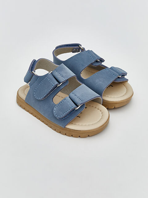 LCW STEPS Sandales pour Bébé Garçons à Double Bride avec Crochet et Boucle - S5IA57Z1-GMH