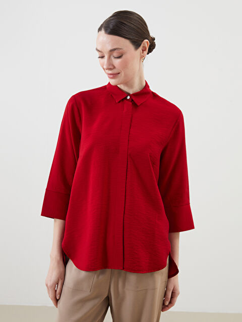 LCW Grace Regular Fit Kadın Gömlek - S5IA62Z8-QJT