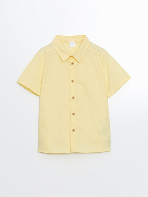 LCW ECO Basic Short Sleeve Boys' Shirt - S5IB41Z1-ETY