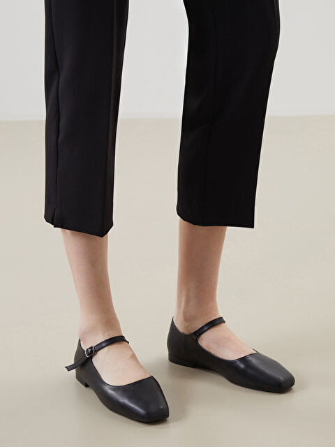 LCW STEPS Kare Burun Kadın Babet - S5ID29Z8-J0F