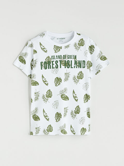 LCW Kids Bisiklet Yaka Erkek Çocuk Pijama Üst - S5IE73Z4-LU7