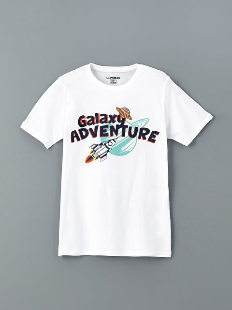 LCW Kids Bisiklet Yaka Erkek Çocuk Pijama Üst - S5IF03Z4-Q6K