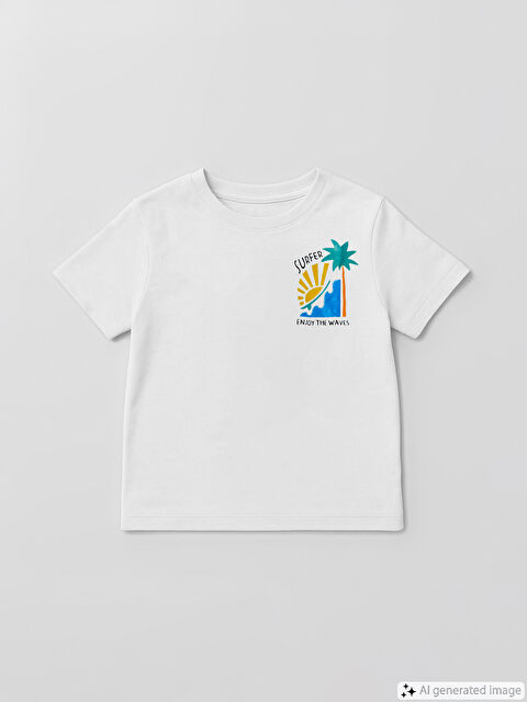 LCW baby Crew Neck Boys' T-Shirt - S5IF14Z1-Q6K