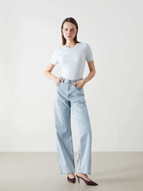 LCW Jeans Baggy Fit Kadın Jean Pantolon - S5IG22Z8-311