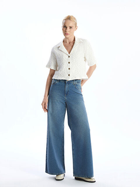 LCW Jeans Baggy Fit Kadın Jean Pantolon - S5IG24Z8-JVU