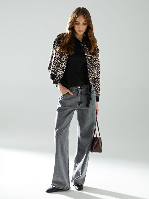 LCW Jeans Baggy Fit Kadın Jean Pantolon - S5IG36Z8-GRD