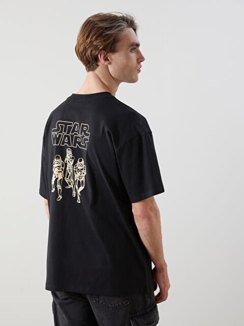 XSIDE Crew Neck Star Wars Printed Men's T-Shirt - S5II25Z8-CVL