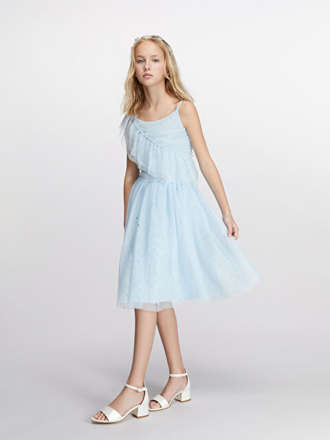 LCW STEPS Deri Görünümlü Kız Çocuk Topuklu Ayakkabı - S5IJ49Z4-J5E