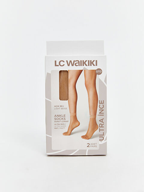 LCW DREAM Kadın Düz Soket Çorap 2'li - S5IK26Z8-HZY