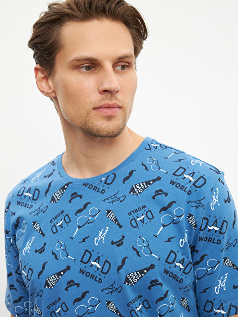 LC WAIKIKI طقم بيجاما قصير عادي للرجال