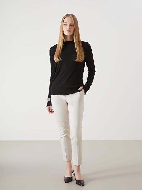 LCW Vision Beli Lastikli Dar Fit Kadın Pantolon - S5IK82Z8-DXR