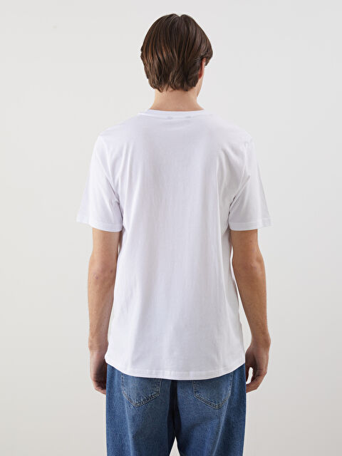 XSIDE Crew Neck Printed Men's T-Shirt -S5IL29Z8-Q6K - LC Waikiki