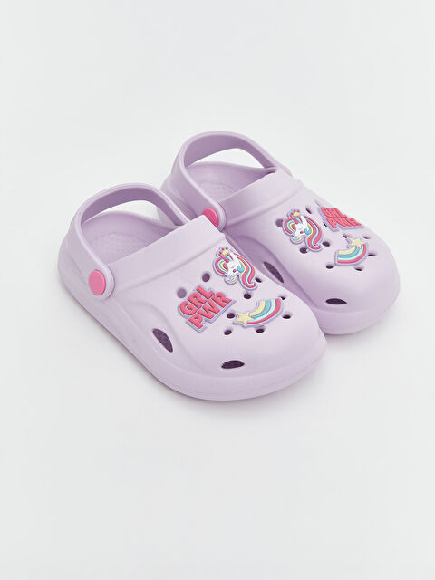 LCW STEPS Baskılı Kız Çocuk Plaj Sandaleti - S5IM76Z4-DP3