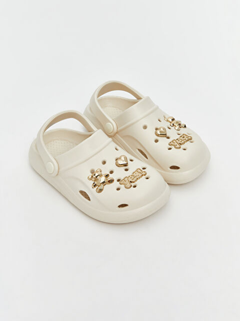 LCW STEPS Baskılı Kız Çocuk Plaj Sandaleti - S5IM79Z4-Q6K