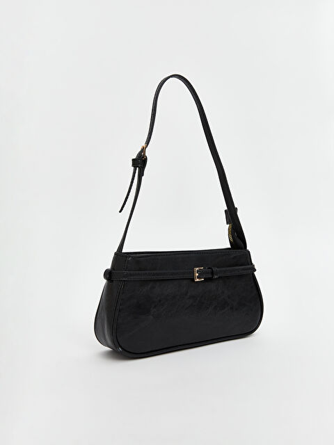 LCW ACCESSORIES Deri Görünümlü Kadın Baget Çanta - S5IN44Z8-CVL