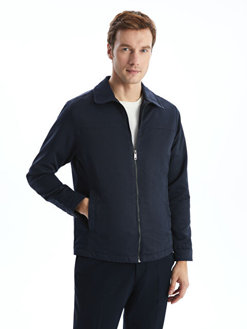 LCWAIKIKI Classic Standart Kalıp Gömlek Yaka Erkek Mont - S5IO47Z8-RFD